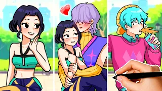 I made the animation: Mytery is jealous of Zoey and Baby Saja