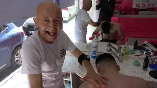 ASMR Head Massage, Back Massage and Body Massage by Pink Barber