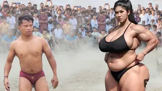 चींटी ओर हाथी की कुश्ती / deva Thapa pahalwan ki kushti