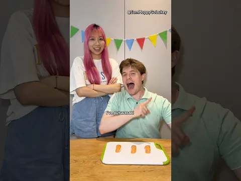 Why did I put myself through this? 🥵🍣 #poisonsushi #couplechallenge #couple #sushi #yinrunandluke