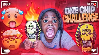 WORLDS HOTTEST CHIP| PAQUI ONE CHIP CHALLENGE 🥵 (GONE WRONG) * ALMOST DIED!