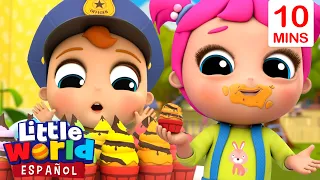 ¿Quién se comió todos los cupcakes? 🤔🧁 Canciones infantiles | El pequeño mundo en español