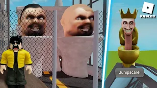 ROBLOX, FUJA DOS SKIBI TOILETS 🔴PARTE 2🔴, JOGO DAS CABEÇAS NO VASO SANITÁRIO, NEW Skibi Toilets GAM