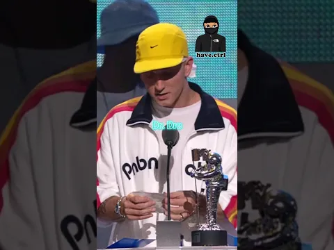 Eminem thanking Dr. Dre