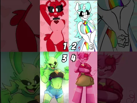Who is Best Couple??? 💕 Part 02  #animation #theamazingdigitalcircus #smilingcritters #poppyplaytime