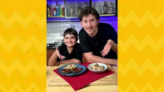 Mini Chef Nicolas Heiras na Globo 🍽️👨‍🍳😉  #tv #globo #receitas @tvtemoficial @tvglobo