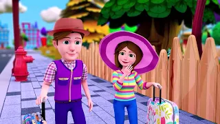 Fire Truck vs Police Car Song 🚒🚔 | Five Little Truck Rescuer | NEW ✨ Funny Nursery Rhymes