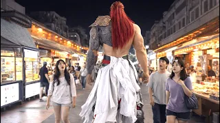 The Public Is Shocked by This Giant Hanfu Cosplay! Reaction to Tianjiao ❤️
