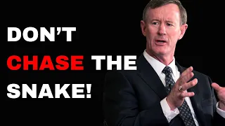 Don't chase the snake! 🐍 Admiral McRaven motivation.