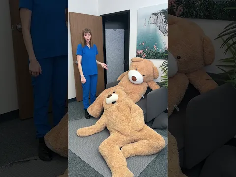 Hospital stay ends in teddy bear form. #shorts