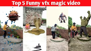 25 July 2021| Top 5 Funny Vfx magic video compilation Part 9 | Kinemaster editing | By Ayan mechanic