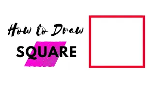 How to Draw a Square | Step by Step | Drawing Tutorials