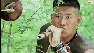 獵戶高手利用竹籤沾滿毒蛇液，一頓猛如虎射殺日軍全軍覆沒 ⚔️ 抗日擂台| Kung Fu