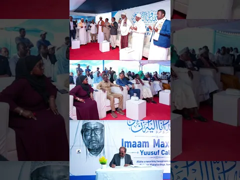 xasan Sheekh Maxamuud oo booqday hoyga ay taalo Gogosha Tacsida Alle ha u naxariistee Imaam Maxamed