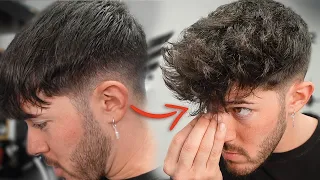 COMO RIZAR y ONDULAR el PELO de hombre FACIL - De LACIO a RIZADO o CHINO