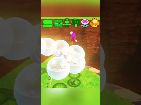 Mario Power Ups  vs HUGE POTHOLES