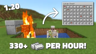 Minecraft 1.20 Easy Iron Farm Tutorial - 330+ Per Hour