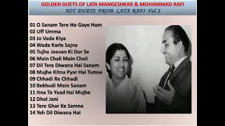GOLDEN DUETS OF LATA MANGESHKAR & MOHD. RAFI लता रफ़ी के हिट दोगाने HIT DUETS FROM LATA RAFI Vol. 2