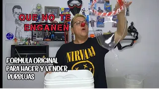 burbujas de jabón  /aprende a hacerlas -(soap bubbles) l LA FORMULA ORIGINAL