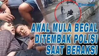 Awal Mula Begal Ditembak Kanit Intel hingga Berlutut Minta Ampun