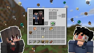 Minecraft mas é 1 inventario para 2 patetas