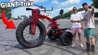 Surprising C-Boys with Giant Trike