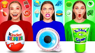 Ίδιο Χρώμα Φαγητό Challenge | Αστείες Challenges BaRaDa