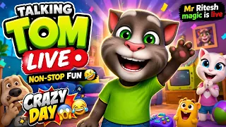 Talking Tom Live | Non-Stop Fun🤣 part 7 #live #shortfeed
