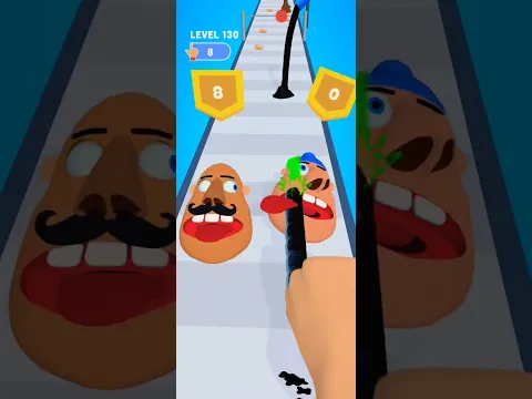 Finger Runner  3D Game 130 -  Finger İn The Nose 👆👆👆👆 #nose #gameplay #viralvideo