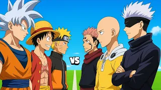 New Generation vs Old Generation Battle 🔥#animebattle 