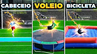CABECEIO, VOLEIO, BICICLETA!! (TEVE MUITOS GOLAÇOS NO PULA-PULA)