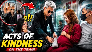 Situations on the train and how I helped. #DuchaKind #Kindness #respect