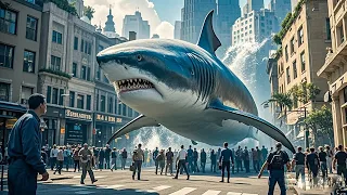 變異巨鯊竟闖入城市襲擊人類，人類被這一幕驚呆了！【陸行鯊Land Shark】丨驚悚 冒險 災難 #奇妙影视馆
