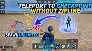 Teleport to Checkpoint Without Zipline! | BGMI WOW Tutorial (100% Working)