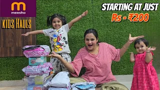 Meesho Kids Haul 💕|| meesho finds for kids || #Snappygirls #meesho #meeshohaul #trending