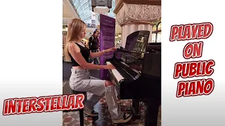 Playing Interstellar on a public piano!