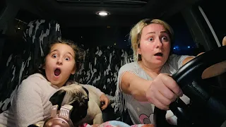 Babamdan Gizli Arabada Kaldık!!