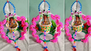 Janmashtami special , Macrame little krishna jhula