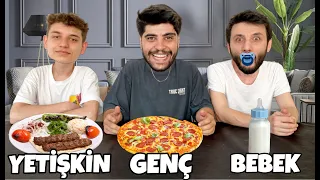 BEBEK, GENÇ veya YETİŞKİN YEMEK YARIŞMASI!? 👶👦👴