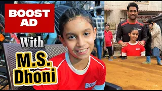 My Shoot with M.S. Dhoni.. #thala #dhoni #mahi #boost #adshoot #msdhoni  #thalapathy #mumbai #ad