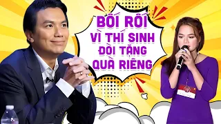 Mạnh Quỳnh Bối Rối Vì Được Thí Sinh Hát Tặng Riêng -  Phải Lấy Giấy Che Mặt - Người Thương Kẻ Nhớ