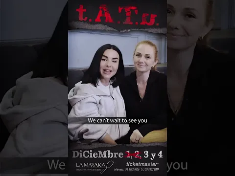 ¡Viva México! t.A.T.u. are coming back after 20 years for many shows in your country!