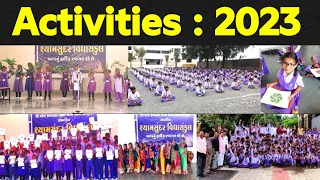 ACTIVITIES : 2023 - SHYAMSUNDAR VIDYASANKUL  | THE UNSEEN PASSAGE
