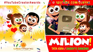 Tata igra (MILION!) ❤️ Daddy is Dancing (MILLION!) 👉 Youtube Gold Award 👍