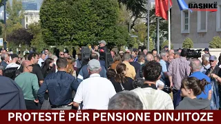 PROTESTË PËR PENSIONE DINJITOZE