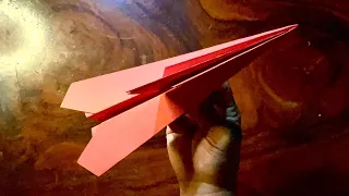 How to make paper airplane, origami best fly. Part AD370