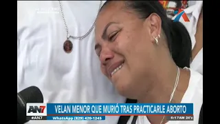 Adolescente fallece tras practicarle aborto