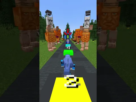 Speed walk Obby and the End is Crazy 💀 #minecraft