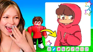 Drawing The FIRST Avatar I See In ROBLOX..