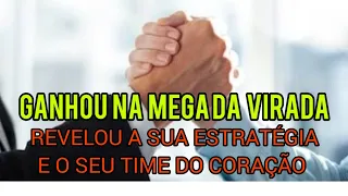 Ganhou na MEGA da VIRADA em 2010 contou a estratégia e para qual time torcia #megadavirada #loteria